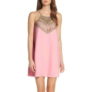 Lilly Pulitzer pearl soft shift dress in coral pink size 00